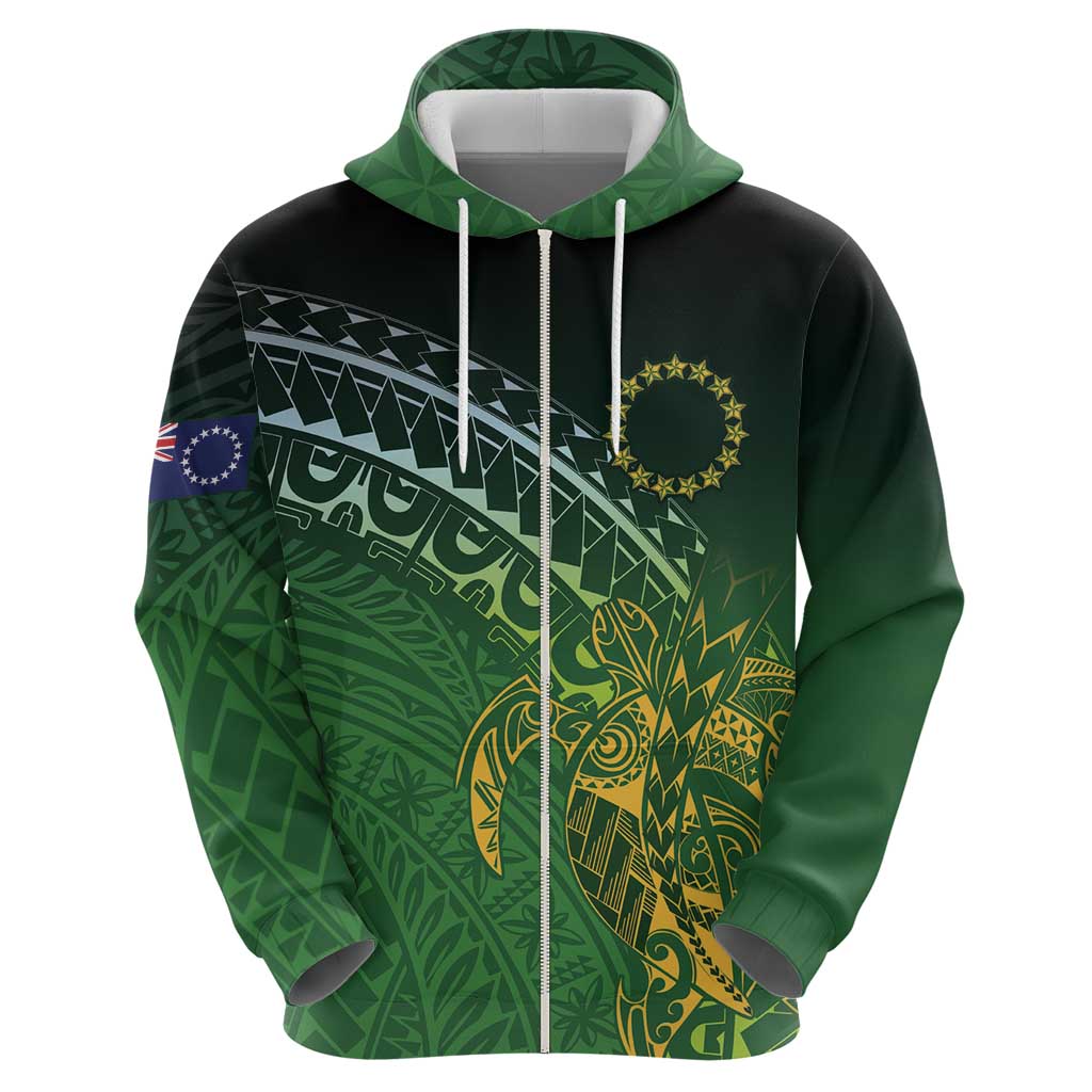 Cook Islands Rugby Kuki Avaiki Hoodie Tribal Turtle - Aussie Hoodie