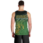 Cook Islands Rugby Kuki Avaiki Men Tank Top Tribal Turtle - Aussie Hoodie