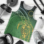 Cook Islands Rugby Kuki Avaiki Men Tank Top Tribal Turtle - Aussie Hoodie
