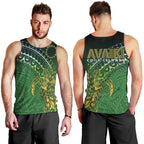 Cook Islands Rugby Kuki Avaiki Men Tank Top Tribal Turtle - Aussie Hoodie
