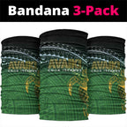 Cook Islands Rugby Kuki Avaiki Neck Gaiter Tribal Turtle - Aussie Hoodie