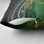 Cook Islands Rugby Kuki Avaiki Pillow Cover Tribal Turtle - Aussie Hoodie