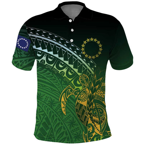 Cook Islands Rugby Kuki Avaiki Polo Shirt Tribal Turtle - Aussie Hoodie