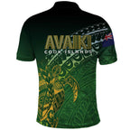 Cook Islands Rugby Kuki Avaiki Polo Shirt Tribal Turtle - Aussie Hoodie