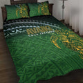 Cook Islands Rugby Kuki Avaiki Quilt Bed Set Tribal Turtle - Aussie Hoodie