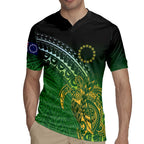 Cook Islands Rugby Kuki Avaiki Rugby Jersey Tribal Turtle - Aussie Hoodie