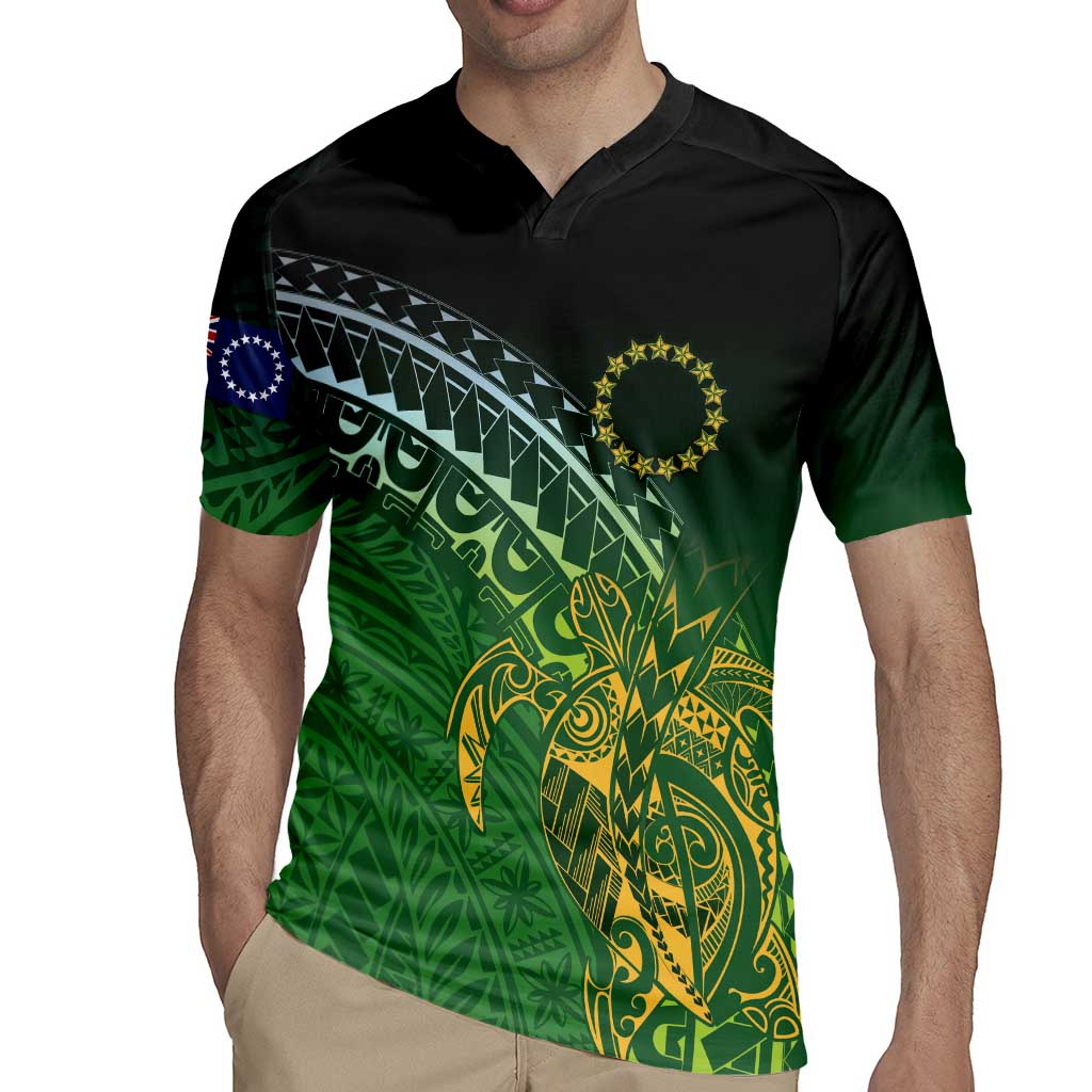 Cook Islands Rugby Kuki Avaiki Rugby Jersey Tribal Turtle - Aussie Hoodie