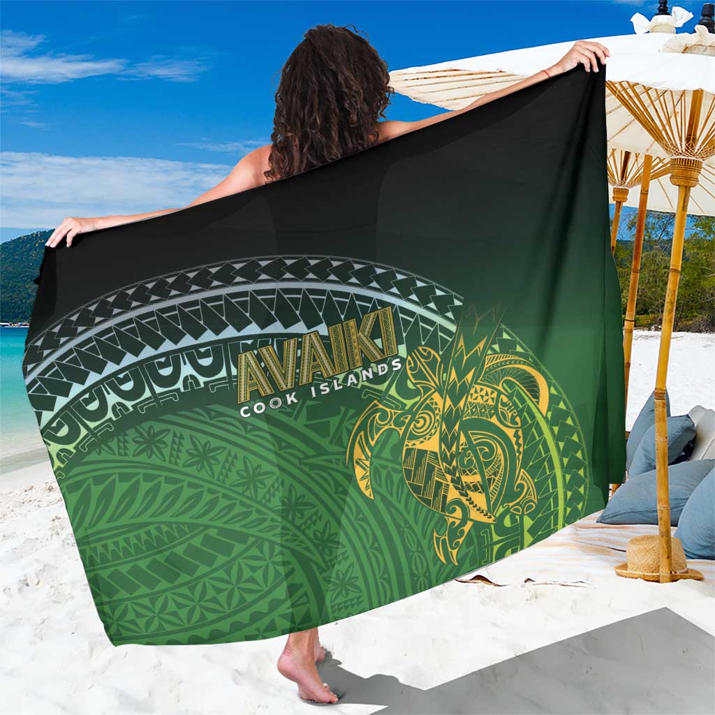 Cook Islands Rugby Kuki Avaiki Sarong Tribal Turtle - Aussie Hoodie