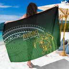Cook Islands Rugby Kuki Avaiki Sarong Tribal Turtle - Aussie Hoodie
