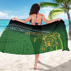 Cook Islands Rugby Kuki Avaiki Sarong Tribal Turtle - Aussie Hoodie