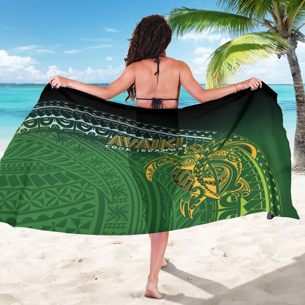 Cook Islands Rugby Kuki Avaiki Sarong Tribal Turtle - Aussie Hoodie