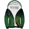 Cook Islands Rugby Kuki Avaiki Sherpa Hoodie Tribal Turtle - Aussie Hoodie
