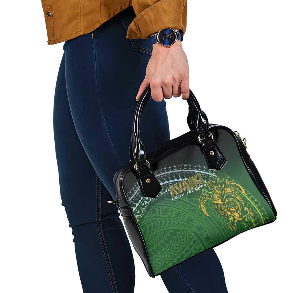 Cook Islands Rugby Kuki Avaiki Shoulder Handbag Tribal Turtle - Aussie Hoodie