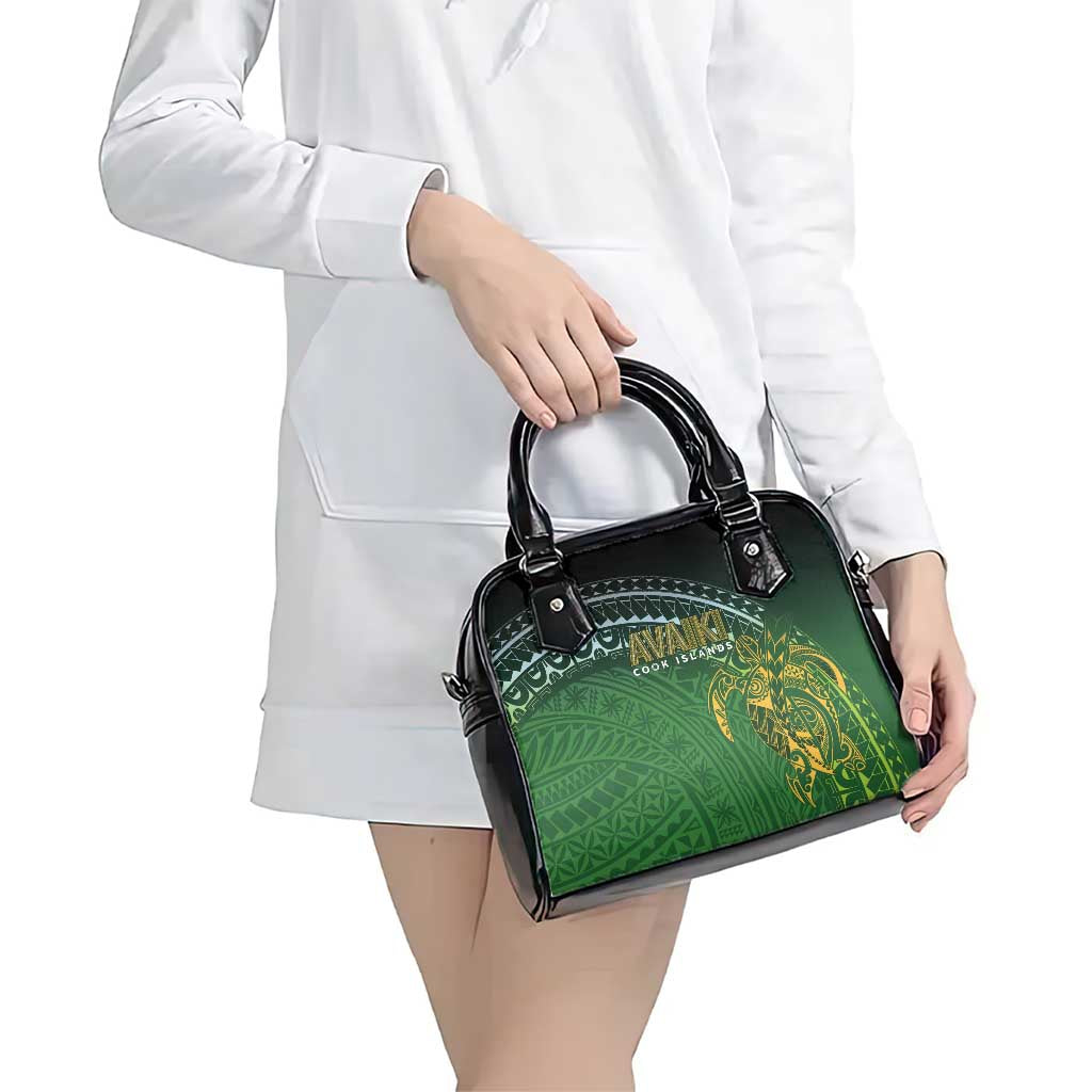 Cook Islands Rugby Kuki Avaiki Shoulder Handbag Tribal Turtle - Aussie Hoodie