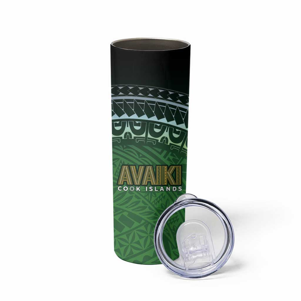 Cook Islands Rugby Kuki Avaiki Skinny Tumbler Tribal Turtle - Aussie Hoodie