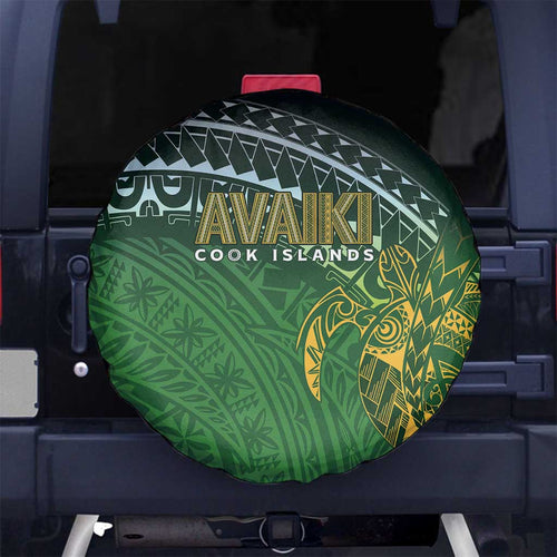 Cook Islands Rugby Kuki Avaiki Spare Tire Cover Tribal Turtle - Aussie Hoodie