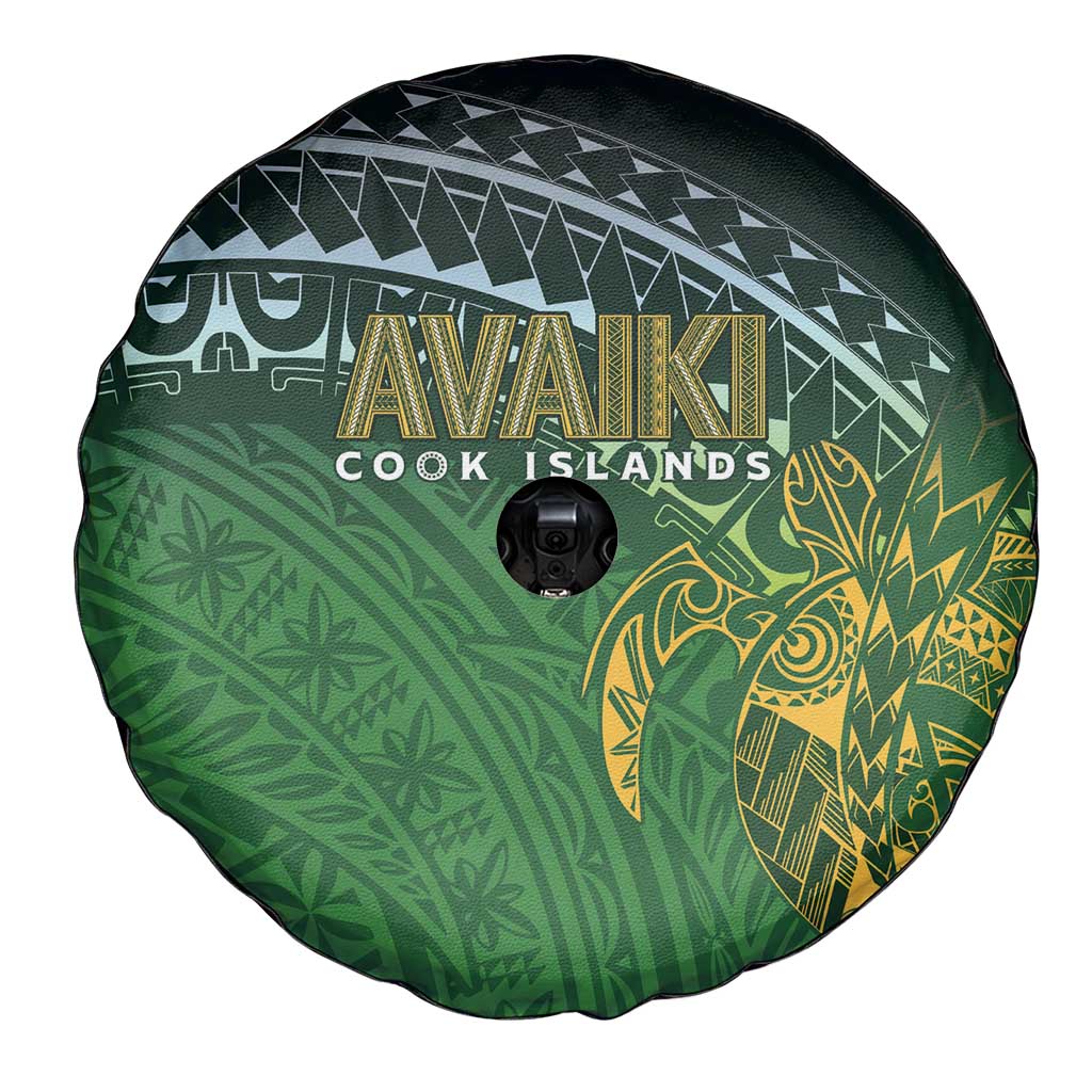 Cook Islands Rugby Kuki Avaiki Spare Tire Cover Tribal Turtle - Aussie Hoodie