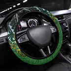 Cook Islands Rugby Kuki Avaiki Steering Wheel Cover Tribal Turtle - Aussie Hoodie