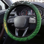 Cook Islands Rugby Kuki Avaiki Steering Wheel Cover Tribal Turtle - Aussie Hoodie