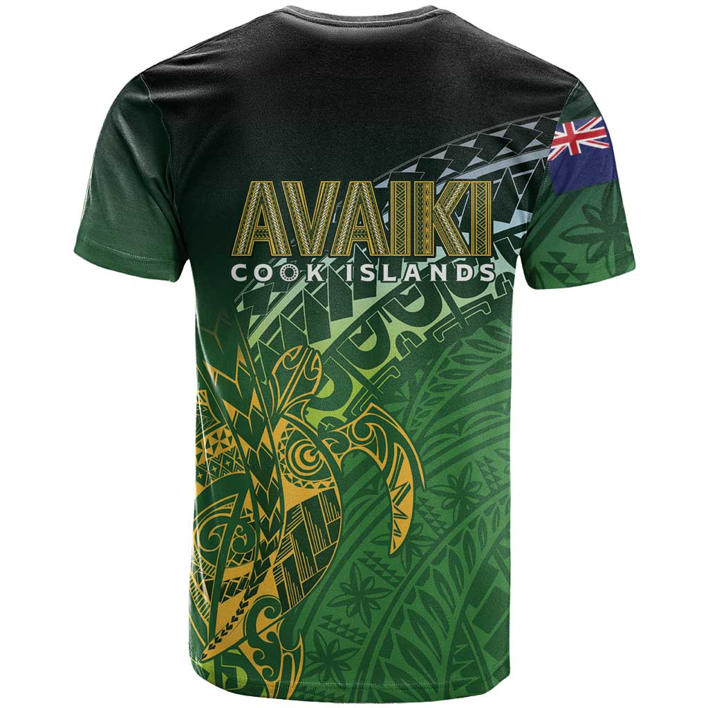 Cook Islands Rugby Kuki Avaiki T Shirt Tribal Turtle - Aussie Hoodie