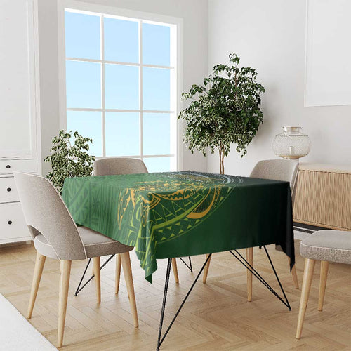 Cook Islands Rugby Kuki Avaiki Tablecloth Tribal Turtle - Aussie Hoodie