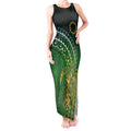 Cook Islands Rugby Kuki Avaiki Tank Maxi Dress Tribal Turtle - Aussie Hoodie