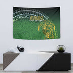 Cook Islands Rugby Kuki Avaiki Tapestry Tribal Turtle - Aussie Hoodie