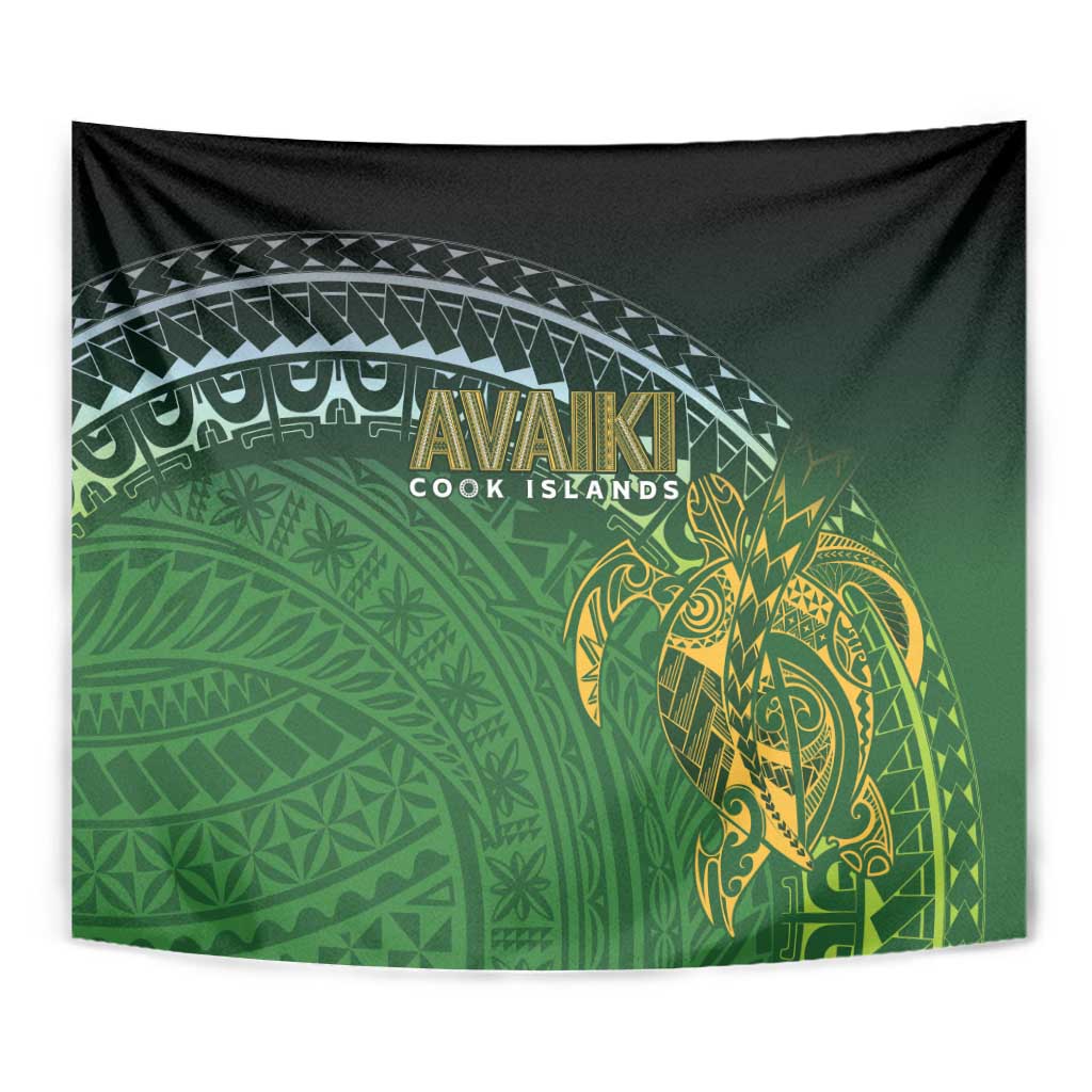 Cook Islands Rugby Kuki Avaiki Tapestry Tribal Turtle - Aussie Hoodie