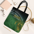 Cook Islands Rugby Kuki Avaiki Tote Bag Tribal Turtle - Aussie Hoodie