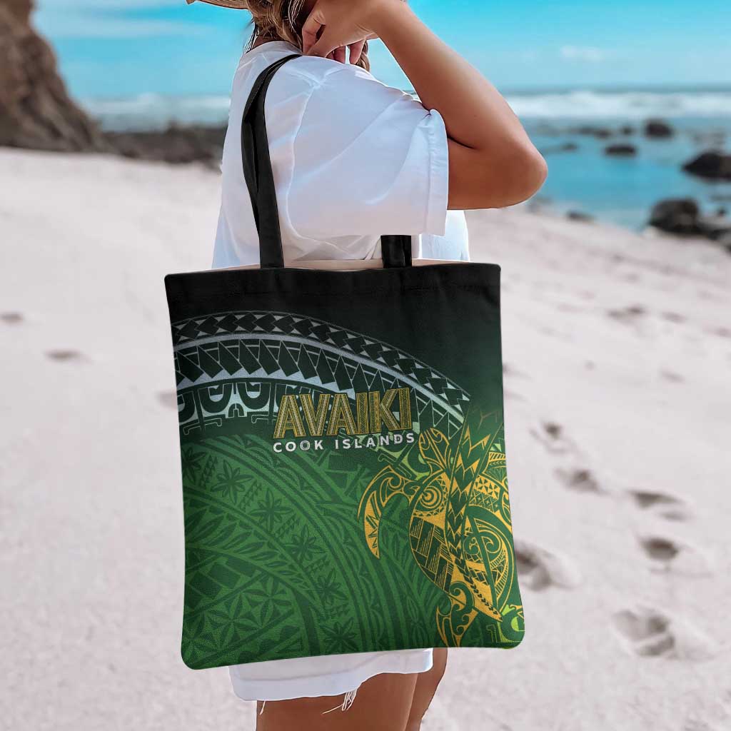 Cook Islands Rugby Kuki Avaiki Tote Bag Tribal Turtle - Aussie Hoodie
