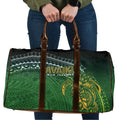 Cook Islands Rugby Kuki Avaiki Travel Bag Tribal Turtle - Aussie Hoodie