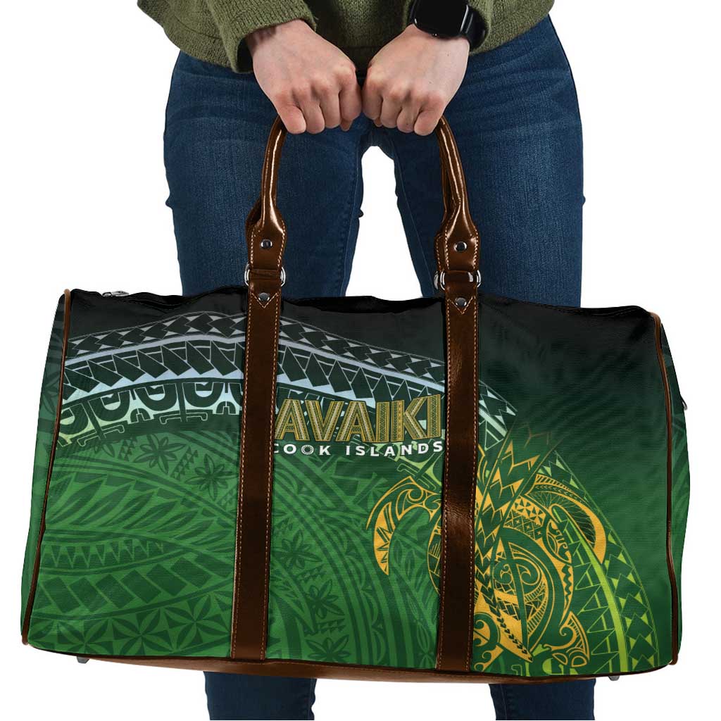 Cook Islands Rugby Kuki Avaiki Travel Bag Tribal Turtle - Aussie Hoodie