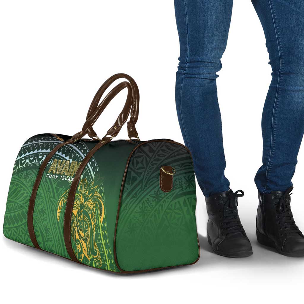 Cook Islands Rugby Kuki Avaiki Travel Bag Tribal Turtle - Aussie Hoodie