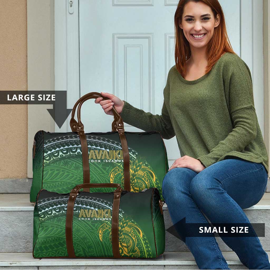 Cook Islands Rugby Kuki Avaiki Travel Bag Tribal Turtle - Aussie Hoodie