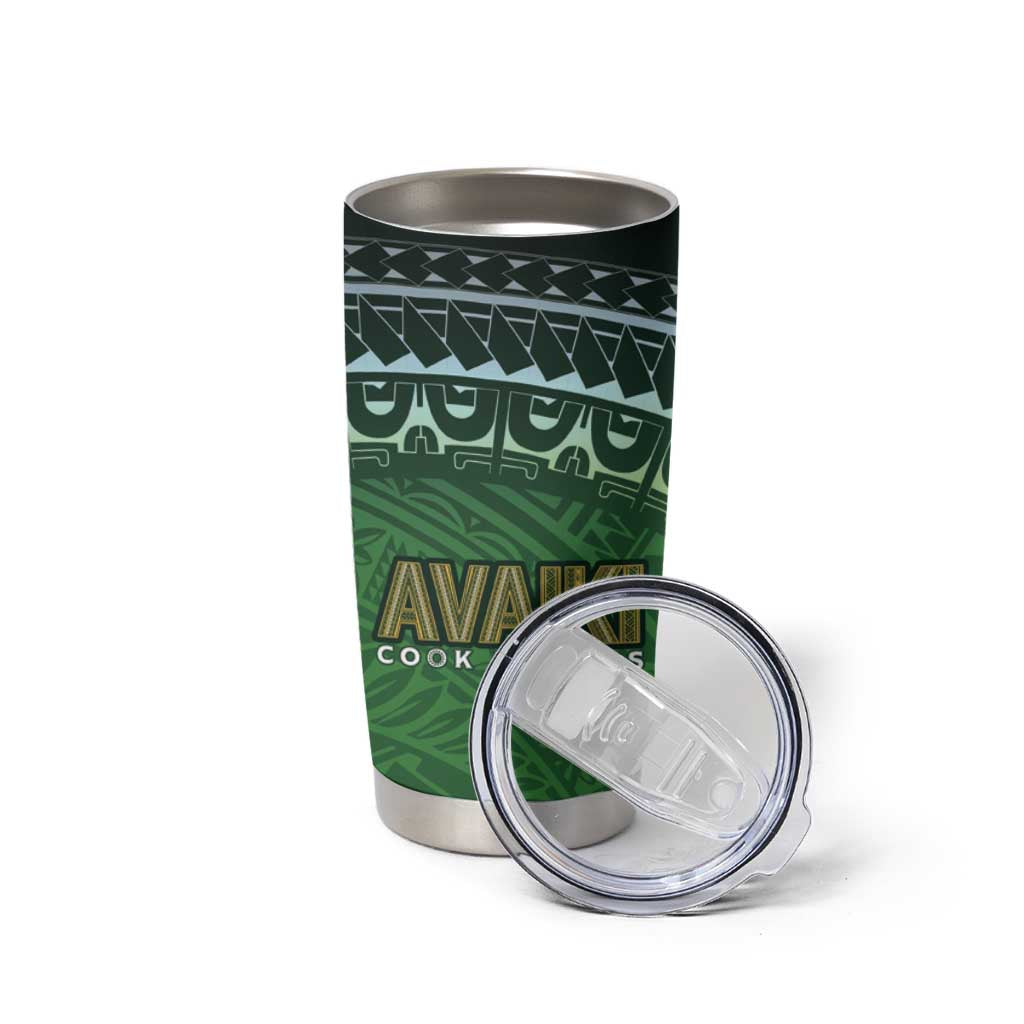 Cook Islands Rugby Kuki Avaiki Tumbler Cup Tribal Turtle - Aussie Hoodie