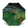 Cook Islands Rugby Kuki Avaiki Umbrella Tribal Turtle - Aussie Hoodie