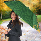 Cook Islands Rugby Kuki Avaiki Umbrella Tribal Turtle - Aussie Hoodie