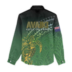Cook Islands Rugby Kuki Avaiki Women Casual Shirt Tribal Turtle - Aussie Hoodie