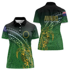 Cook Islands Rugby Kuki Avaiki Women Polo Shirt Tribal Turtle - Aussie Hoodie