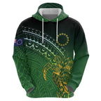 Cook Islands Rugby Kuki Avaiki Zip Hoodie Tribal Turtle - Aussie Hoodie