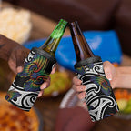Aotearoa Takatapui Pride 4 in 1 Can Cooler Tumbler Rainbow Butterfly - Free To Love