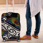 Aotearoa Takatapui Pride Luggage Cover Rainbow Butterfly - Free To Love