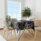 Aotearoa Takatapui Pride Tablecloth Rainbow Butterfly - Free To Love