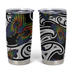Aotearoa Takatapui Pride Tumbler Cup Rainbow Butterfly - Free To Love