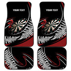 New Zealand Darts Personalised Car Mats Silver Fern Dynamic
