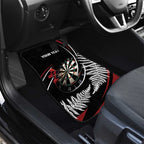 New Zealand Darts Personalised Car Mats Silver Fern Dynamic