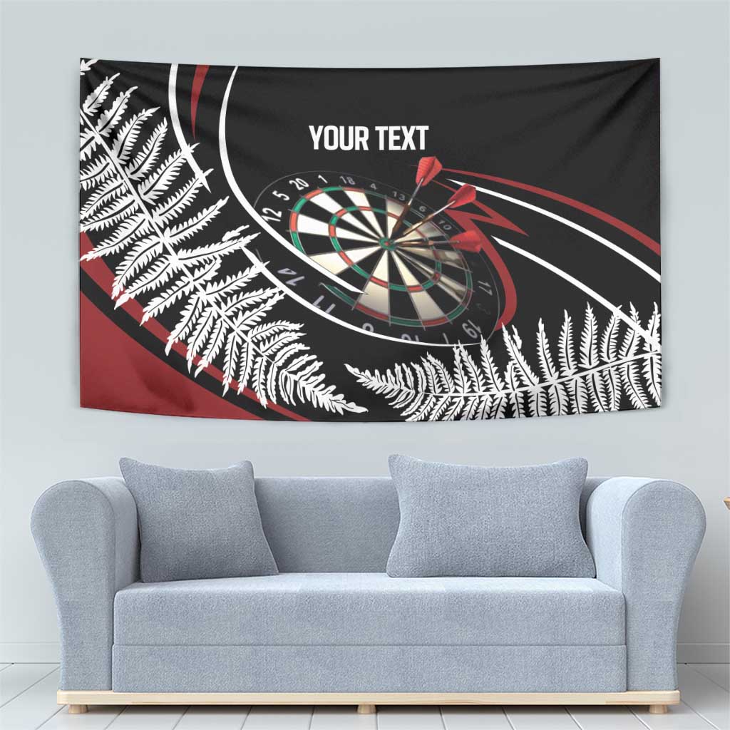 New Zealand Darts Personalised Tapestry Silver Fern Dynamic