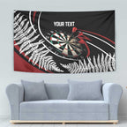 New Zealand Darts Personalised Tapestry Silver Fern Dynamic