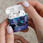 Australia Indigenous Teal Purple Contemporary Aboriginal Art AirPods Case Hope Is Real