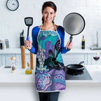 Australia Indigenous Teal Purple Contemporary Aboriginal Art Apron Hope Is Real
